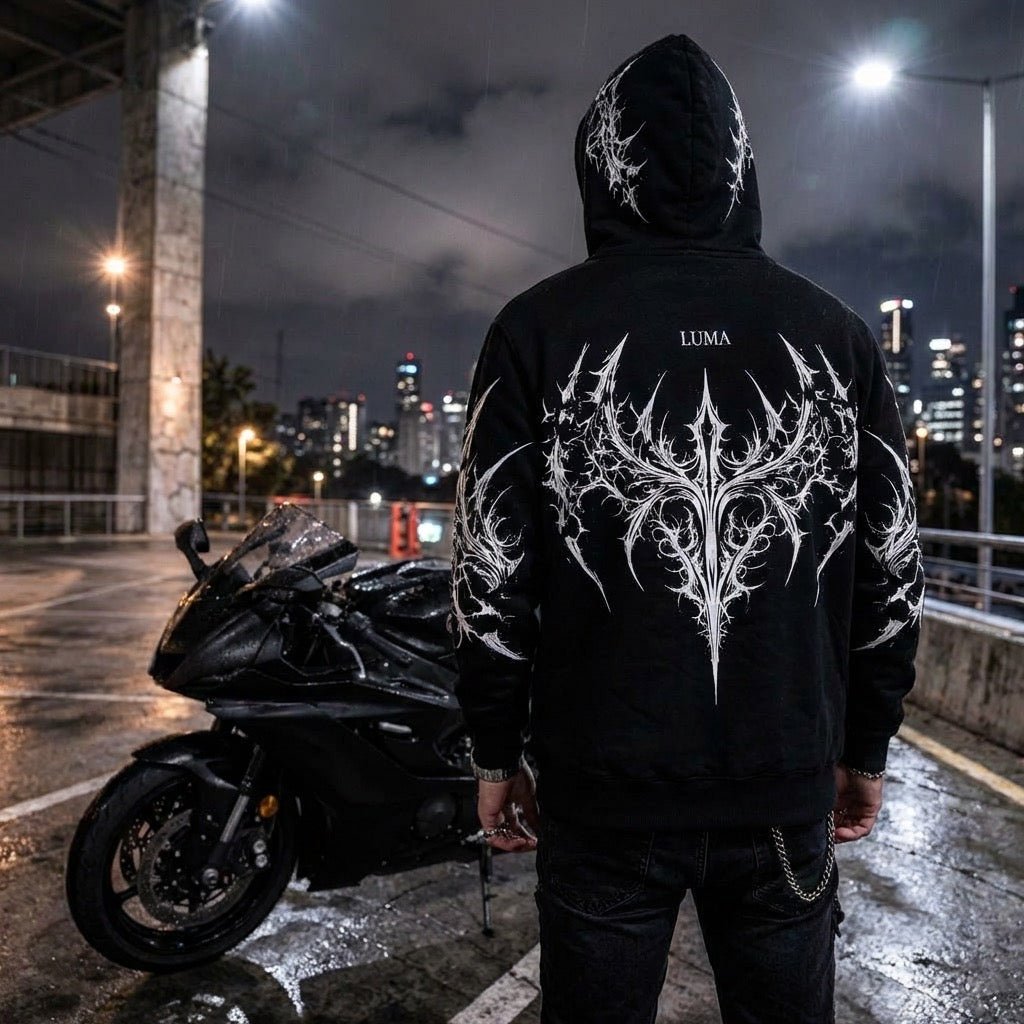 Hoodie Designer: LUMA's Urban Armor for Every Ride