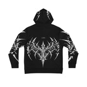 Night Pulse hoodie alternate colorway detail — LUMA rider streetwear