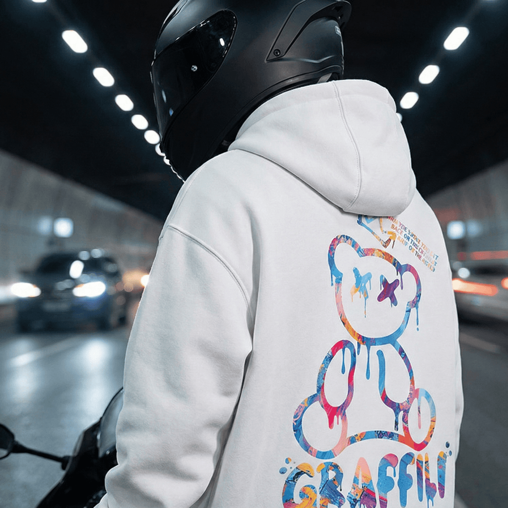 Graffiti Bear Hoodie - Luma