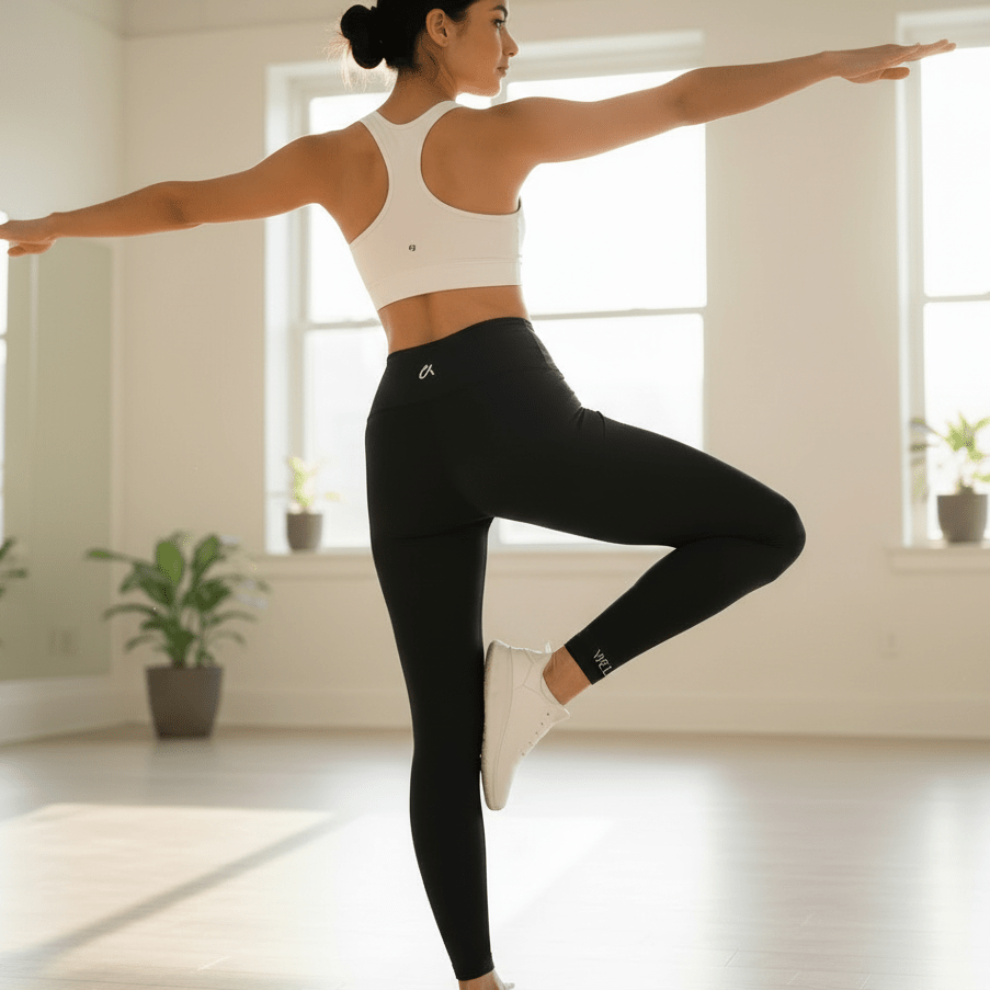 High - Waisted Performance Leggings - Black Print | LUMA - Luma