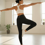 High - Waisted Performance Leggings - Black Print | LUMA - Luma