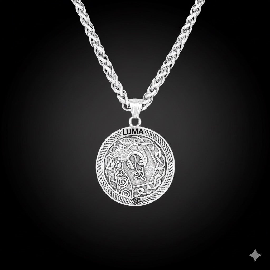 LUMA DragonForge Steel Pendant - Luma