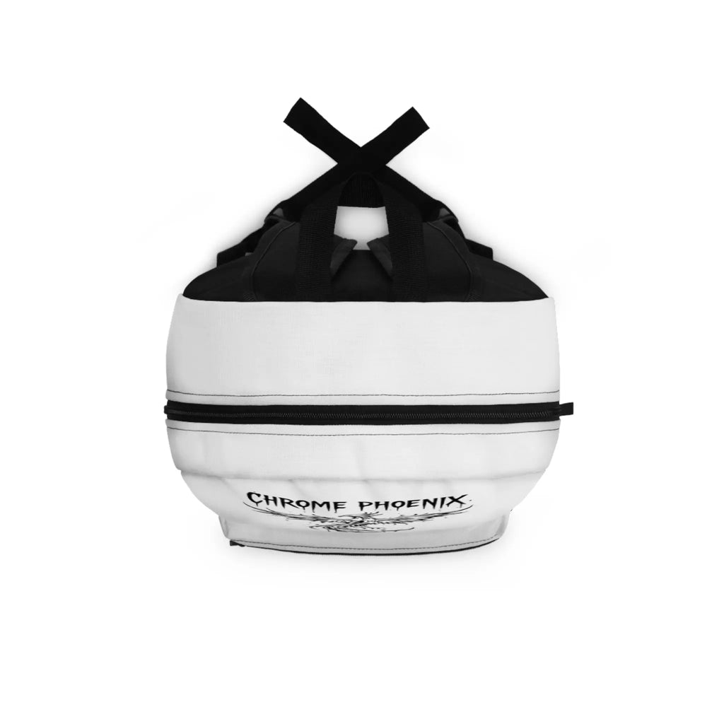 Phoenix Graphic Backpack - White Canvas Streetwear Bag | LUMA - Luma
