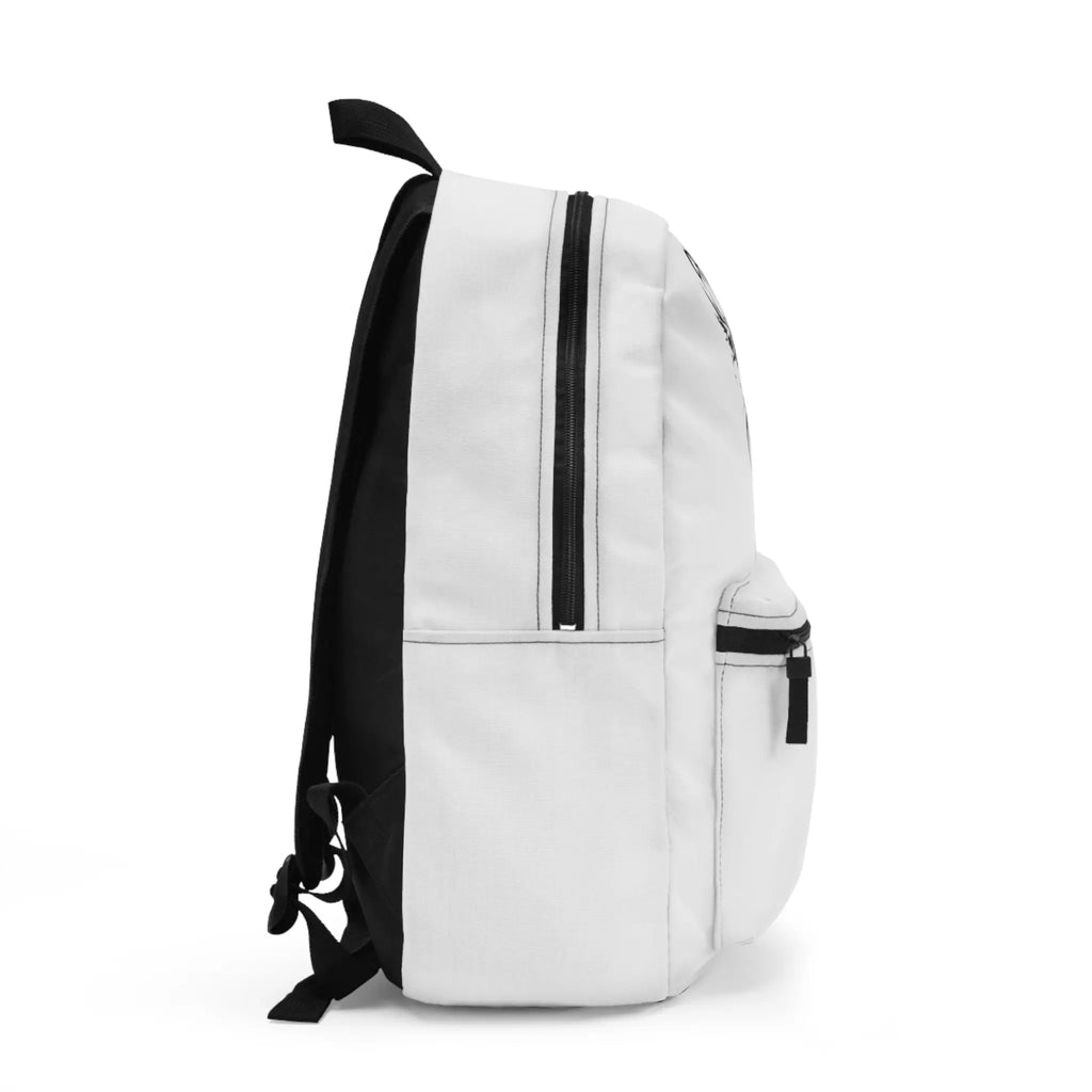 Phoenix Graphic Backpack - White Canvas Streetwear Bag | LUMA - Luma