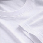 White cotton t-shirt fabric close-up soft texture detail