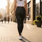 High - Waisted Performance Leggings - Black Print | LUMA - Luma