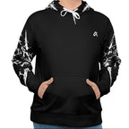 Night Pulse Hoodie - Black Graphic Hoodie | Streetwear Unisex - Luma