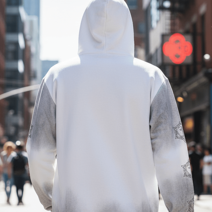 Gothic Washed Oversized Hoodie | Grunge Streetwear - Luma