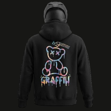 Graffiti Bear Hoodie - Luma