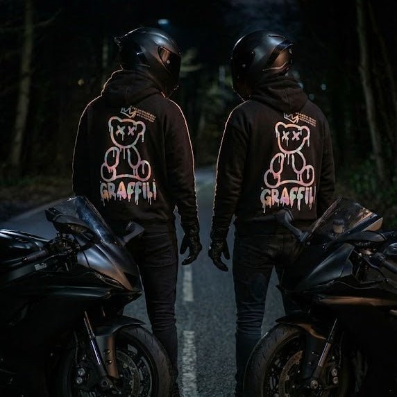 Graffiti Bear Hoodie - Luma