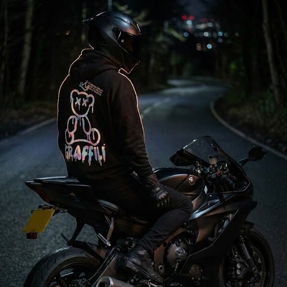 Graffiti Bear Hoodie - Luma