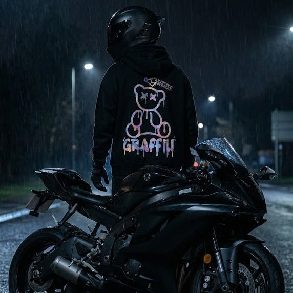 Graffiti Bear Hoodie - Luma